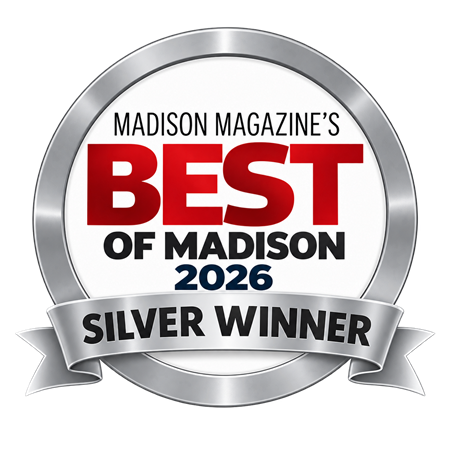 Madison Magazine's Best of Madison 2026 Silver Winner badge